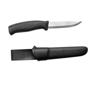 Нож Morakniv Companion Black, нержавеющая сталь, черный (12141)