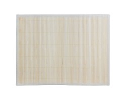 Салфетка сервировочная из бамбука BM-02, цвет белый (312347)