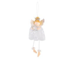 Фигурка декоративная Ангел (с подвесом) 18C-2666W (005822)