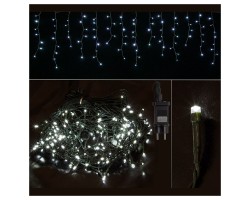 Электрогирлянда LED200 сосульки уличная (005625)