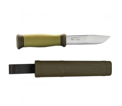 Нож Morakniv Outdoor 2000 Green, нержавеющая сталь, оливковый (10629)