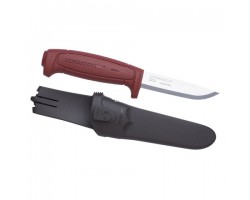 Нож Morakniv Basic углеродистая сталь, красный (12147)