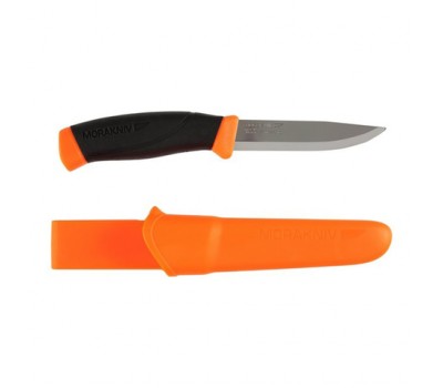 Нож Morakniv Companion Orange, нержавеющая сталь, оранжевый (11824)