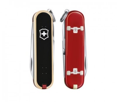 Нож-брелок Victorinox Classic LE 2020, 58 мм, 7 функций, Skateboarding (0.6223.L2003)