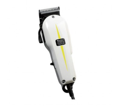 Машинка для стрижки Wahl Super Taper, сетевая, 4 насадки, белая (8466-216H)