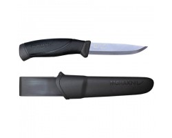 Нож Morakniv Companion Anthracite, нержавеющая сталь, черный (13165)