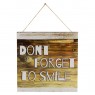 Табличка декоративная Don t forget to smile ИТ-014 Волшебная страна (006720)
