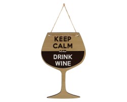 Табличка декоративная Keep Calm and drink Wine ИТ-037 Волшебная страна (006727)