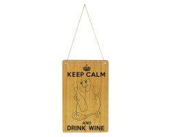 Табличка декоративная Keep Calm and drink Wine ИТ-067 Волшебная страна (007066)
