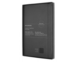 Блокнот Moleskine LE Leather Large, 192 стр., черный, в линейку (1139375(LCLH31SBKBOX))