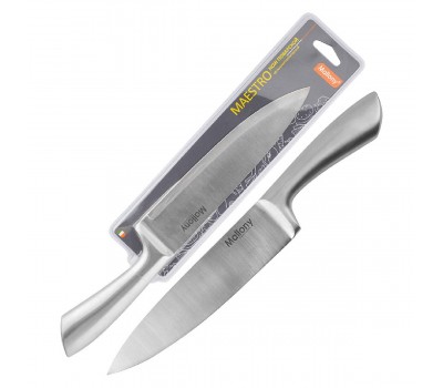 Нож цельнометаллический MAESTRO MAL-02M поварской, 20 см (920232)