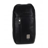 Рюкзак Piquadro Acron, с одним плечевым ремнем, черный, 35x18x9 см (CA5107AO N)