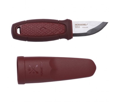 Нож Morakniv Eldris, нержавеющая сталь, цвет красный, с ножнами (12648)