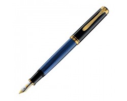 Pelikan Souveraen-Black and Blue GT, перьевая ручка, F (994939)