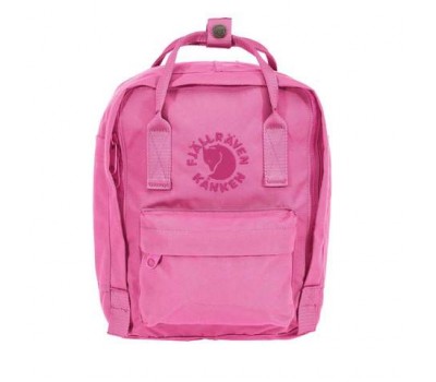 Рюкзак Fjallraven Re-Kanken Mini, темно-розовый, 20х13х29 см, 7 л (F23549-309)