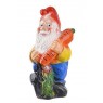 Фигурка садовая Гном с морковью Н-45 см (материал-гипс)