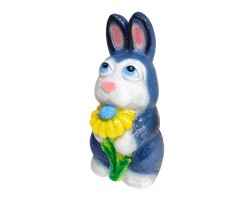 Фигурка садовая Кролик с ромашкой Н-19 см (материал-гипс)