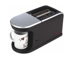 Кофеварка ENERGY EN-111 2 в 1 с тостером , 900-1050Вт (008477)