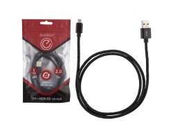 Кабель Energy ET-02 USB MicroUSB, цвет-черный (006279)