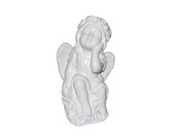 Фигурка садовая Ангел задумчивый (материал-гипс)