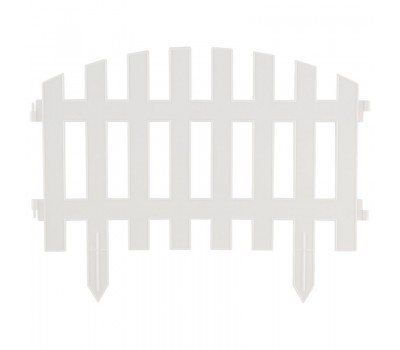 Забор декоративный RENESSANS белый (5 секций) (007274)