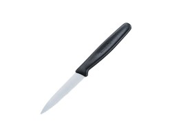 Нож Victorinox Standart для очистки овощей, летвие 8 см, серрейторная заточка, черный (5.0633)