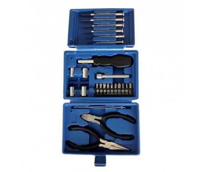 Набор инструментов Stinger, 26 предметов, в пластиковом кейсе, синий (W0414)