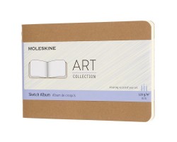 Блокнот для рисования Moleskine Art Cahier Sketch Album Pocket, 88 стр., бежевы (1133668(ARTSKA2P3))