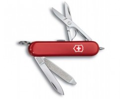 Нож-брелок Victorinox Classic Signature Lite, 58 мм, 7 функций, черный (0.6226.31P)