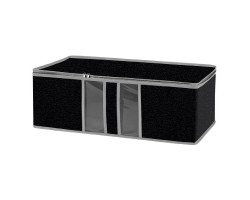 Ящик текстильный для хранения вещей Black 60x30x20 см (312616)