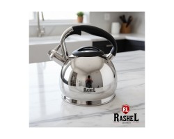 Чайник со свистком RASHEL М-7137 нержавеющая сталь, 3.0 литра Чайник со свистком RASHEL М-7137 нержавеющая сталь, 3.0 литра