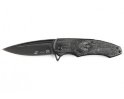 Нож Stinger, 82 мм, черный с медведем (FK-S063GY)