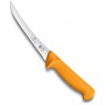 Нож Victorinox обвалочны, лезвие 16 см изогнутое, желтый (5.8405.16)