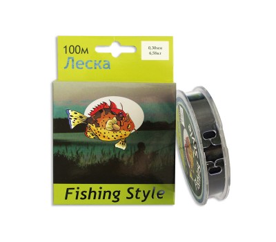 Леска Fishing Style RL2911 0.30mm тест 6.58кг 100m 