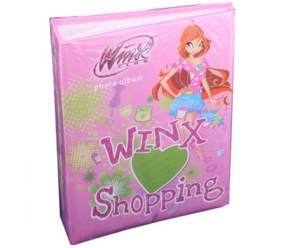 Фотоальбом Winx (10413) большой 192 фото, розовый