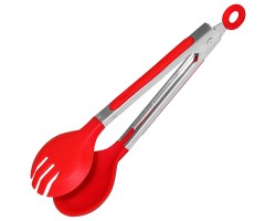 Щипцы кухонные универсальные Mallony Tongs-03 арт.985850 (нейлон + нерж.сталь) 17.5 см