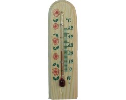Термометр комнатный деревянный Еврогласс ТСК-9 (дерево) в пакете