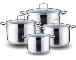 Набор посуды Kelli KL-4207 8 предметов нержавеющая сталь