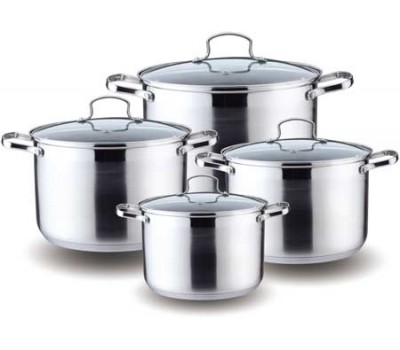 Набор посуды Kelli KL-4207 8 предметов нержавеющая сталь