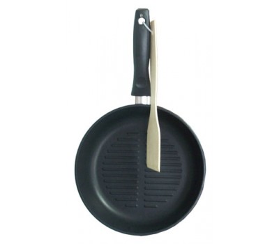 Сковорода-гриль Маруся Стандарт 3726г 26 см (литая антипригарная) черная
