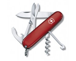 Нож швейцарский Victorinox Compact, 15 функций, красный (1.3405)