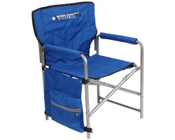 Кресло складное Ника КС2 Цвет-Синий Строченый