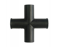 СТ 32-4 крестовина пластмассовая для соединения трубок диаметром 32мм