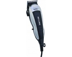 HTC CT-7309 профессиональная машинка для стрижки волос сетевая, черно-серебристая