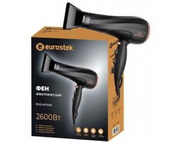 Eurostek EHD-RC04B фен профессиональный, 2600Вт, черный
