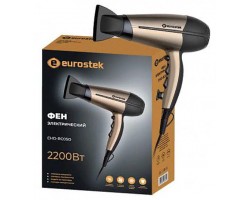 Eurostek EHD-RC05O фен профессиональный, 2200Вт, золотисто-черный