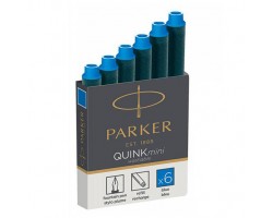 Parker Чернила (картридж), синий, 6 шт в упаковке (1950409)