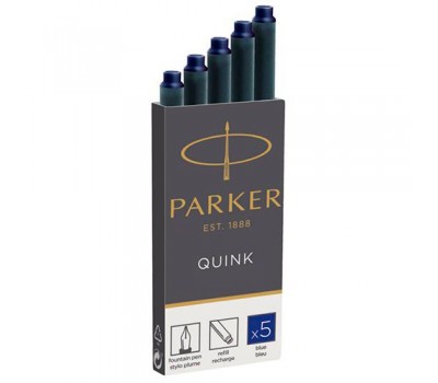 Parker Чернила (картридж), темно-синий, 5 шт в упаковке (1950385)
