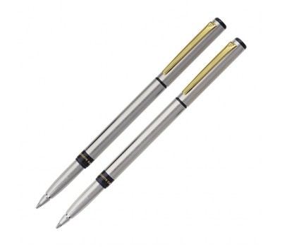 Набор подарочный Pierre Cardin Pen and Pen-Silver, ручка шариковая + ручка роллер (PC0980BP RP)