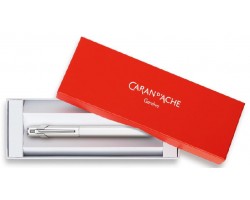 Carandache Office 849 Classic-Laquer White, перьевая ручка, F, подарочная коробка (841.001)